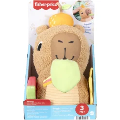 Fisher-Price blød kapivar sansebamse - 15 cm