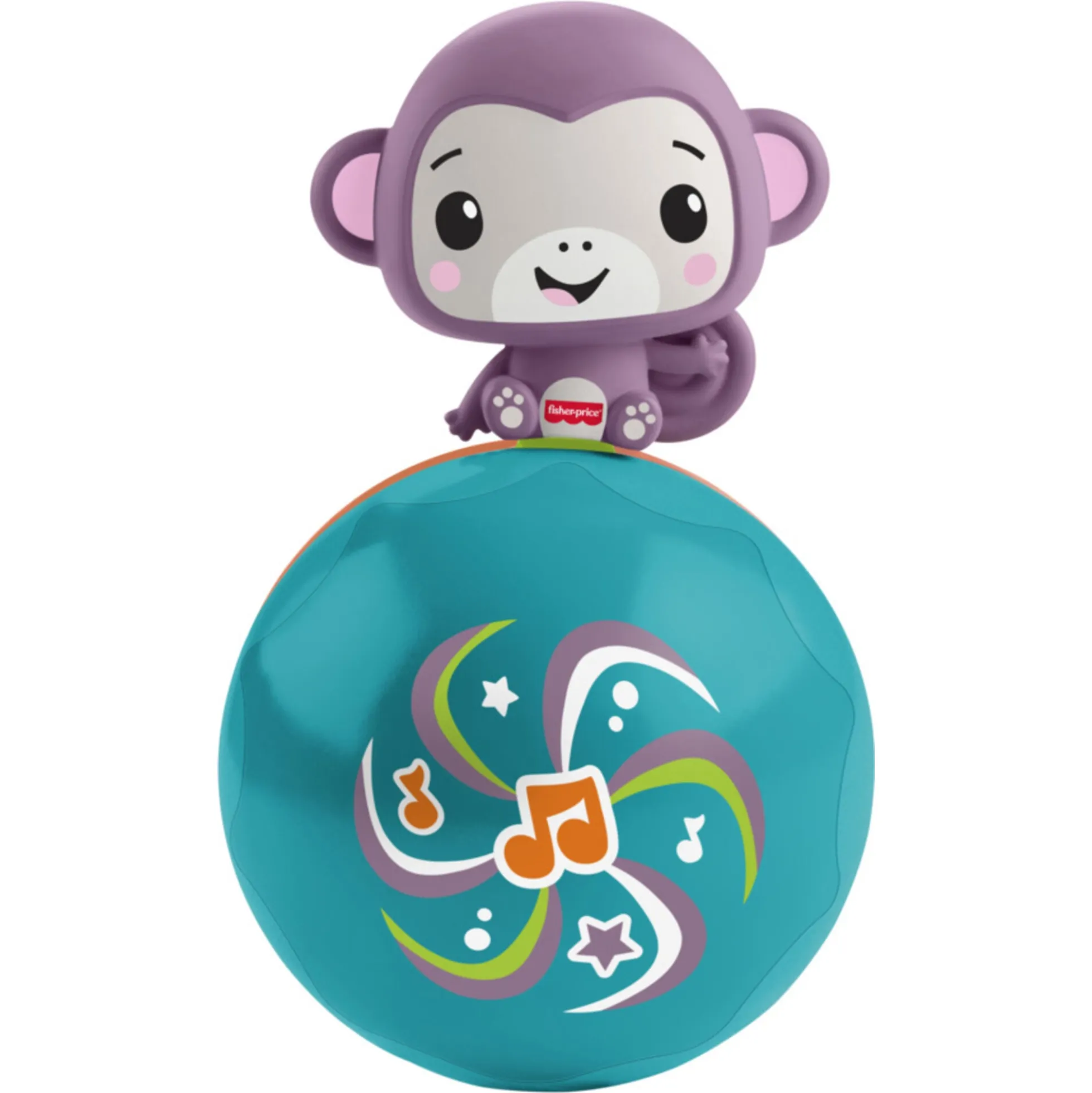 Fisher-Price Crawl & Go rullende lilla abe med musik