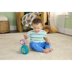 Fisher-Price Crawl & Go rullende lilla abe med musik