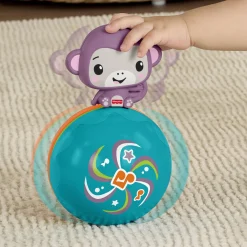 Fisher-Price Crawl & Go rullende lilla abe med musik