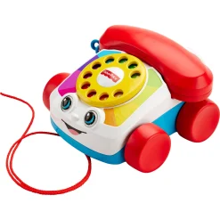 Fisher-Price klassisk snakketelefon med træksnor - 20 cm
