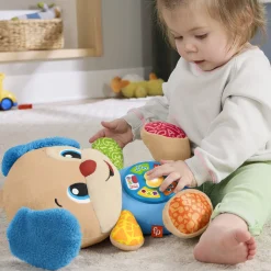 Fisher-Price Laugh & Learn Smart Stages Hvalp musikbamse med 80+ lyde og sange - 30 cm