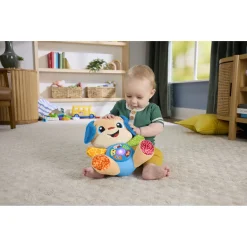 Fisher-Price Laugh & Learn Smart Stages Hvalp musikbamse med 80+ lyde og sange - 30 cm