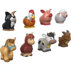 Fisher-Price Little People bondegårdsdyr figursæt med 8 dyr
