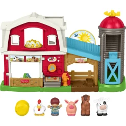 Fisher-Price Little People interaktiv bondegård med 5 figurer