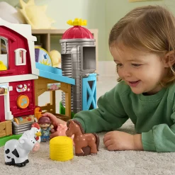 Fisher-Price Little People interaktiv bondegård med 5 figurer
