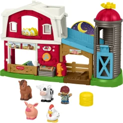 Fisher-Price Little People interaktiv bondegård med 5 figurer