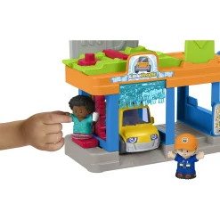 Fisher-Price Little People servicestation med bilvask og figurer