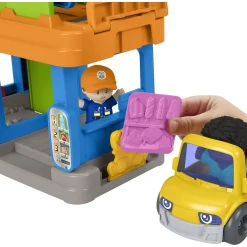 Fisher-Price Little People servicestation med bilvask og figurer