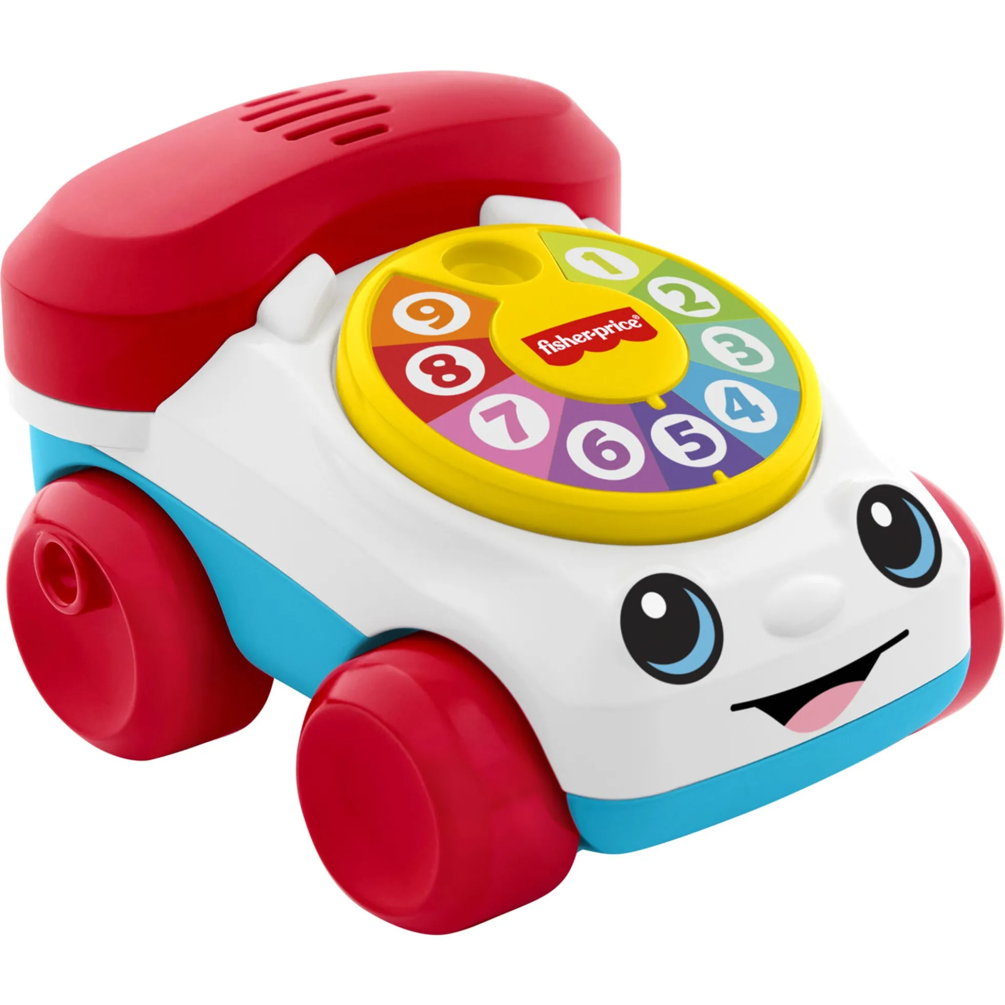 Fisher-Price mini-telefon med lyde - Skubbelegetøj for de mindste