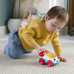 Fisher-Price mini-telefon med lyde - Skubbelegetøj for de mindste