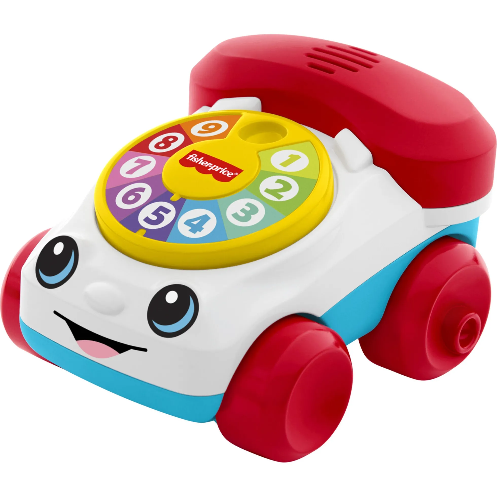 Fisher-Price mini-telefon med lyde - Skubbelegetøj for de mindste