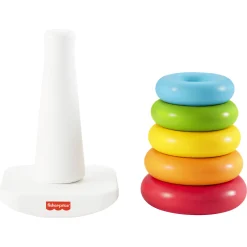 Fisher-Price Rock-a-Stack- Klassisk stabletårn med 5 ringe - 21 cm