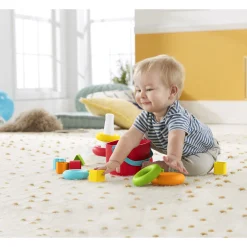 Fisher-Price Rock-a-Stack- Klassisk stabletårn med 5 ringe - 21 cm