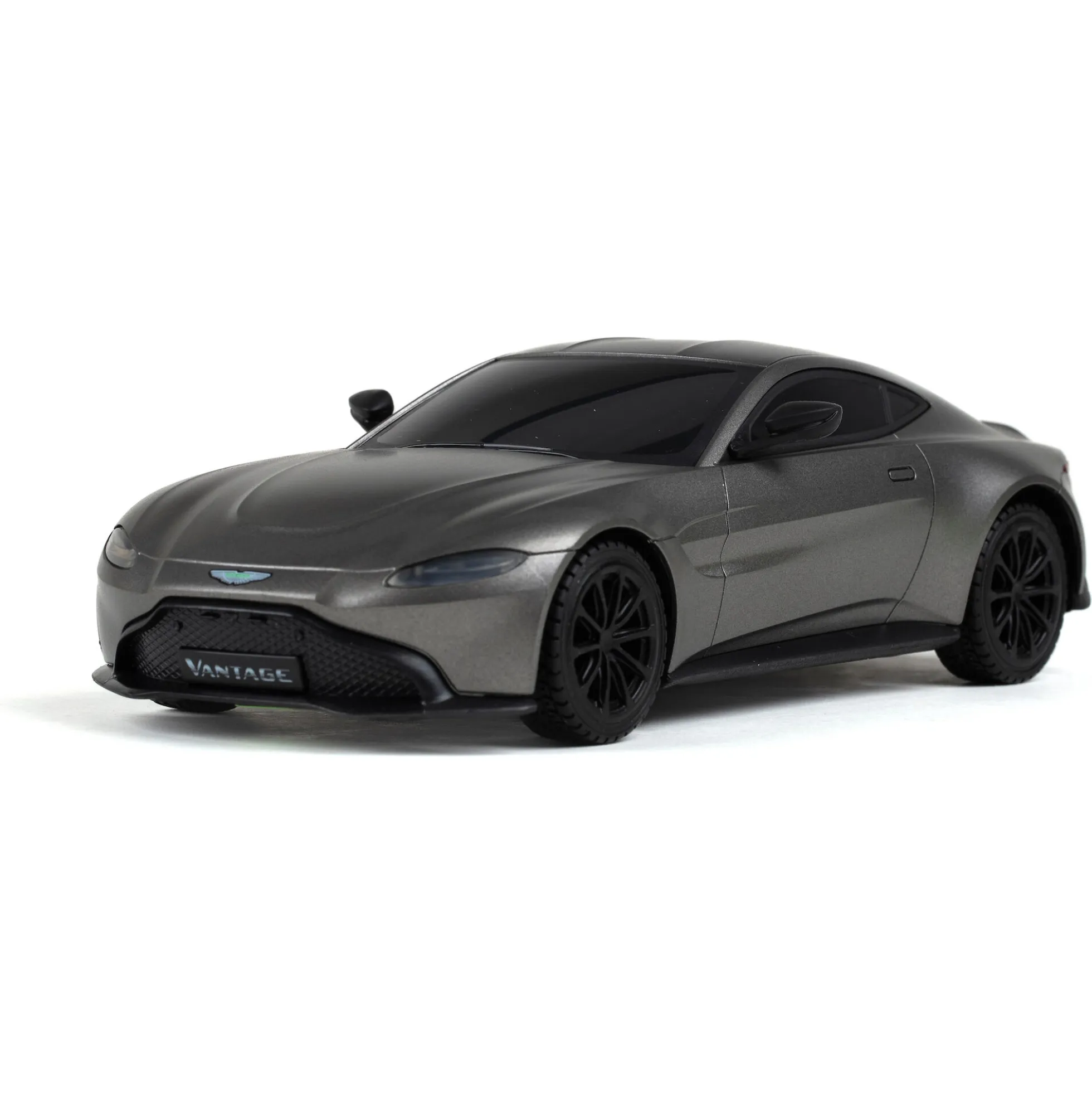 Fjernstyret Aston Martin Vantage sportsbil med 2.4 GHz styring - Mørkegrå - 1:24
