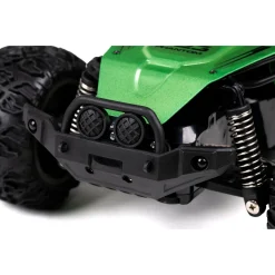 Fjernstyret Brave offroad bil med genopladeligt batteri og 2,4 GHz styring - Grøn - 1:12