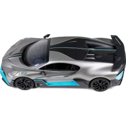 Fjernstyret Bugatti Divo sportsbil med 2.4 GHz styring - Mørkegrå - 1:16