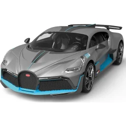 Fjernstyret Bugatti Divo sportsbil med 2.4 GHz styring - Mørkegrå - 1:16