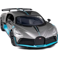 Fjernstyret Bugatti Divo sportsbil med 2.4 GHz styring - Mørkegrå - 1:16