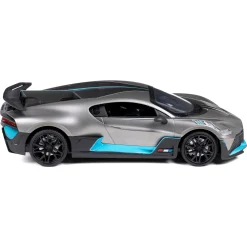 Fjernstyret Bugatti Divo sportsbil med 2.4 GHz styring - Mørkegrå - 1:16
