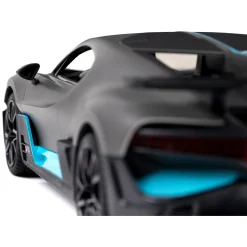 Fjernstyret Bugatti Divo sportsbil med 2.4 GHz styring - Mørkegrå - 1:16