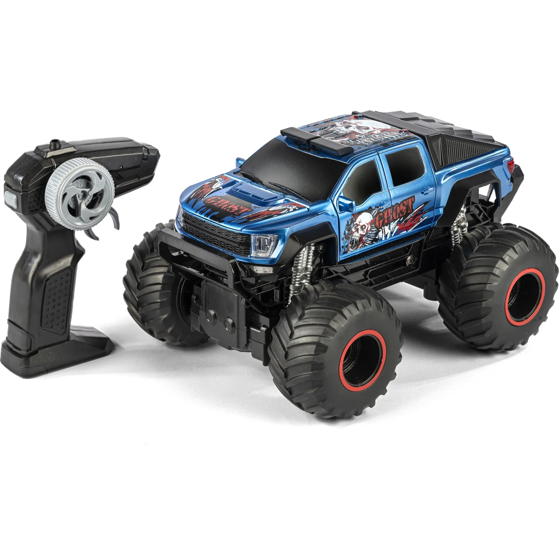 Fjernstyret crash monster truck med deformation, damp, lys og lyd - 2.4 GHz styring - 1:16