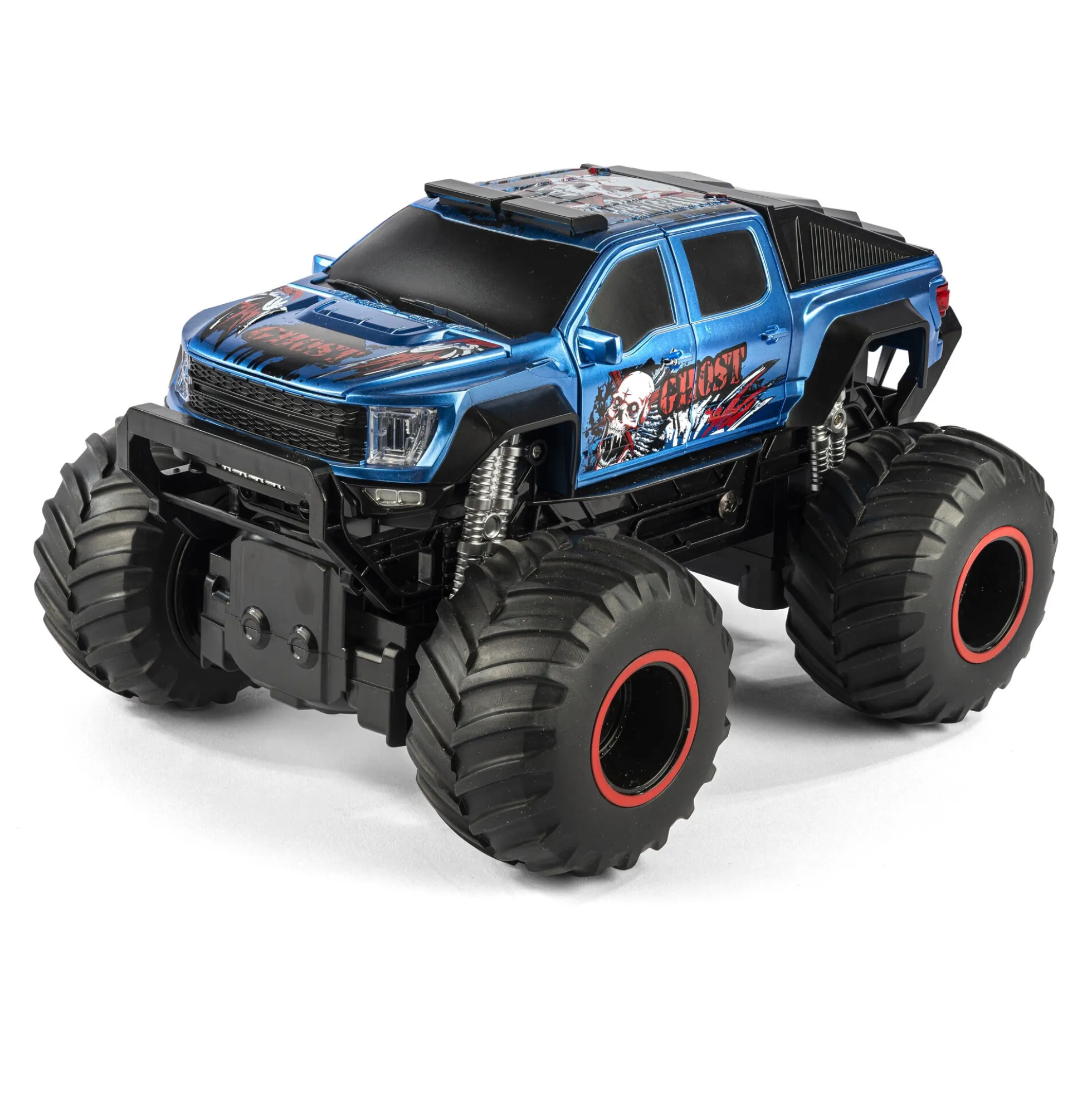 Fjernstyret crash monster truck med deformation, damp, lys og lyd - 2.4 GHz styring - 1:16