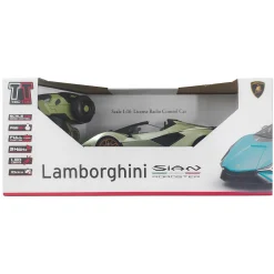 Fjernstyret Lamborghini Sian sportsbil med 2.4 GHz styring - Grøn - 1:16