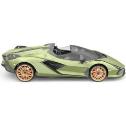 Fjernstyret Lamborghini Sian sportsbil med 2.4 GHz styring - Grøn - 1:16