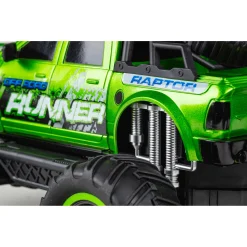 Fjernstyret Raptor Runner offroad bil med genopladeligt batteri - Grøn - 1:12