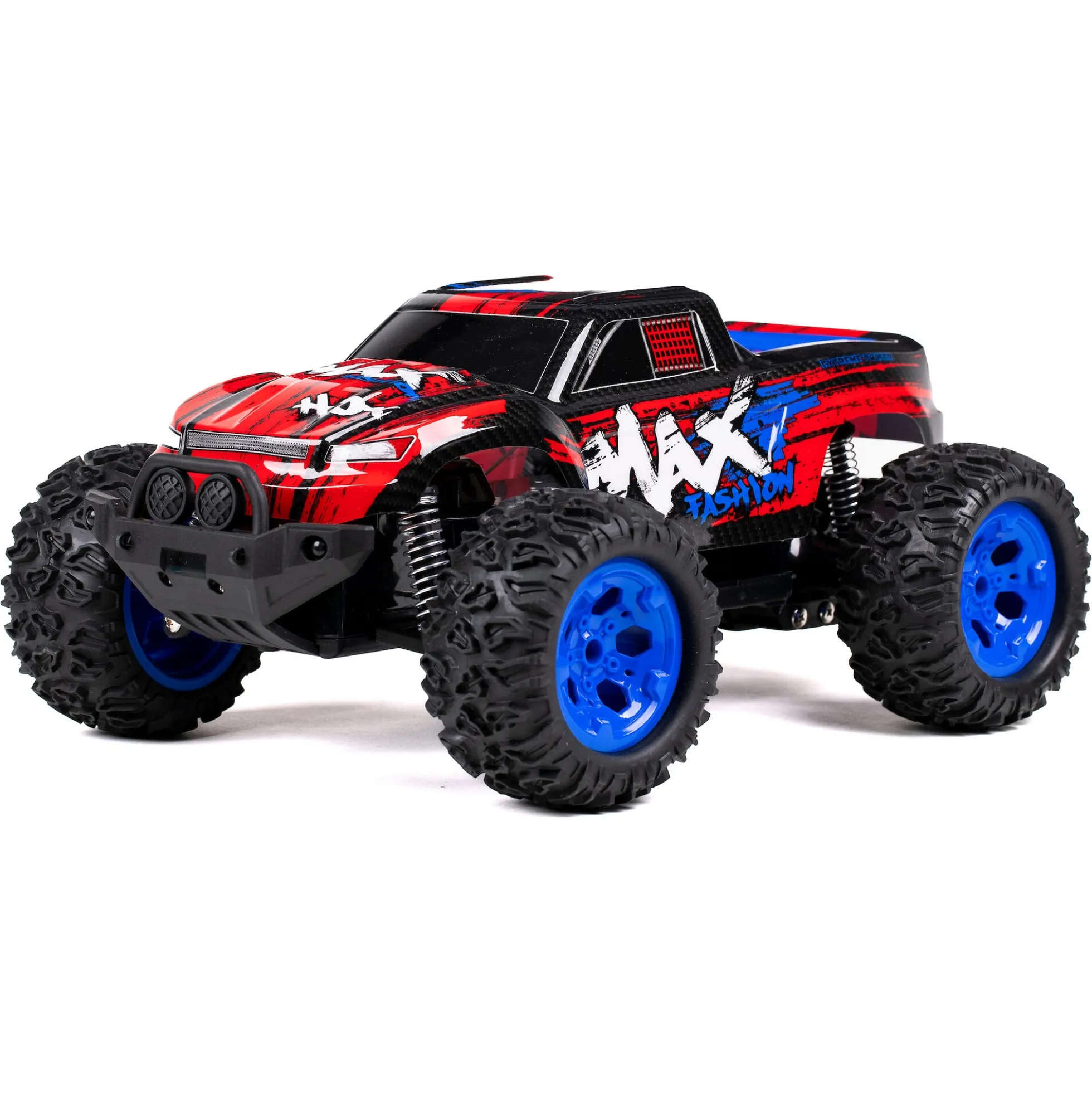 Fjernstyret Sneak Max offroad bil med genopladeligt batteri og 2,4 GHz styring - Rød - 1:12