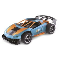 Fjernstyret street racer med drift, røg, lys og lyd - 2.4 GHz styring - 1:14