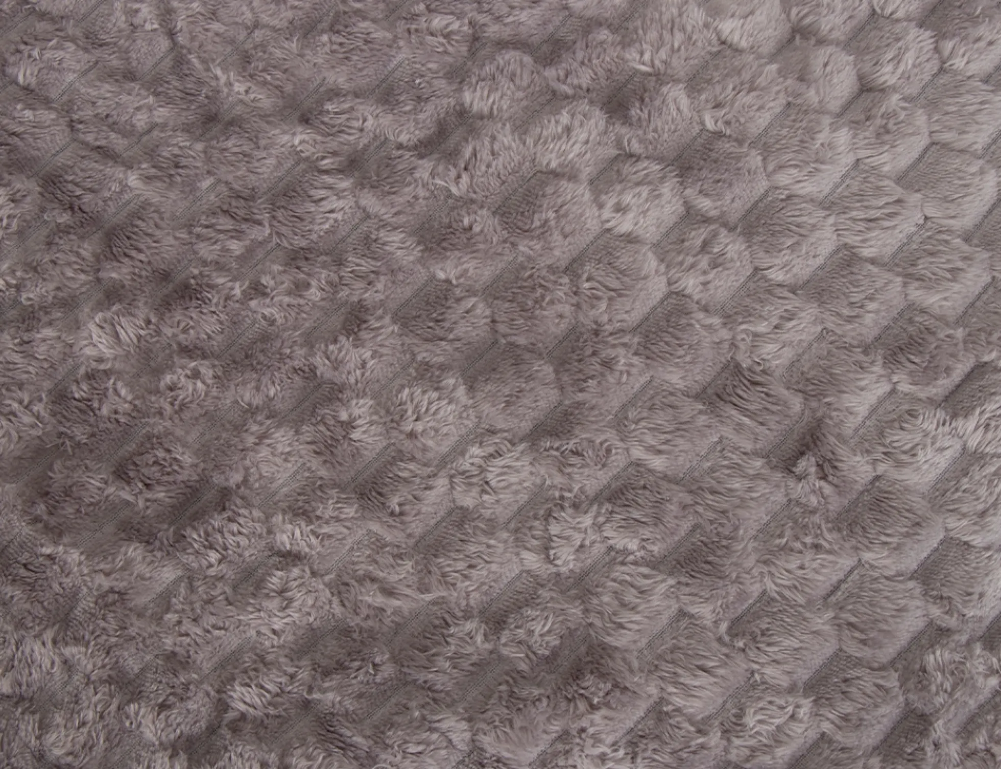 Fleece tæppe - vaffelstruktur - 150x200 cm - Blødt gråt sofatæppe - Nordstrand Home