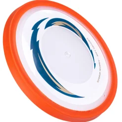 Flying disc 24 cm - Gennemsigtig med bløde kanter - Orange