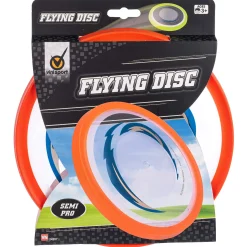 Flying disc 24 cm - Gennemsigtig med bløde kanter - Orange