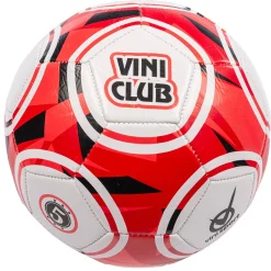 Fodbold - Kunstlæder bold - Rød/hvid