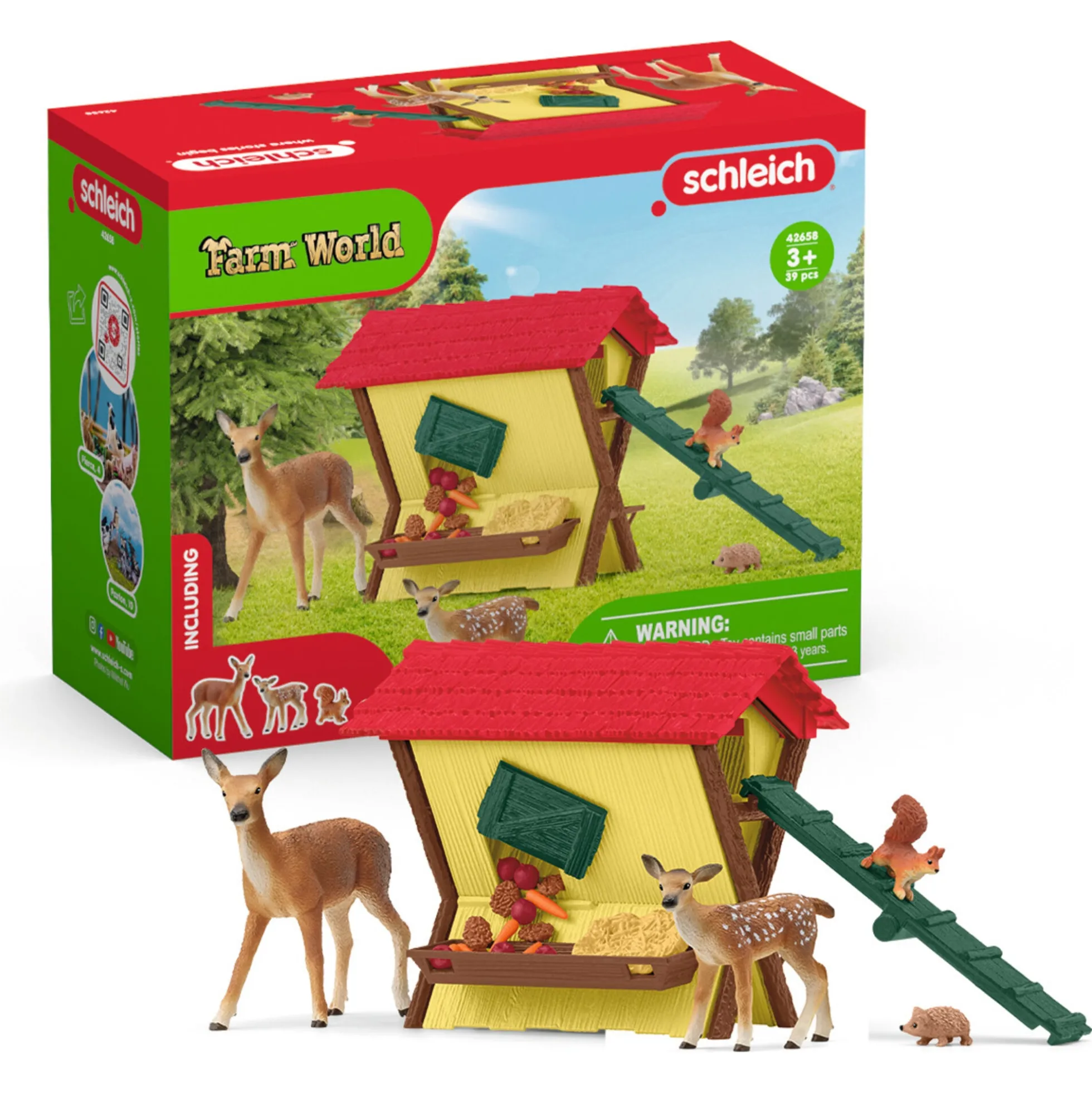 Fodring af skovens dyr - 42658 - Schleich Farm World