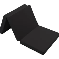 Foldemadras - Junior - Populær til de små - 7 cm komfort skum - Nordstrand Home sort skummadras