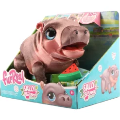 FurReal Sally the Silly Hippo interaktiv flodhest - 23 cm