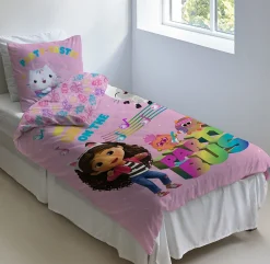 Gabby's Dollhouse sengetøj - 100% bomuld - Børnesengetøj 140x200 cm - Party Bus