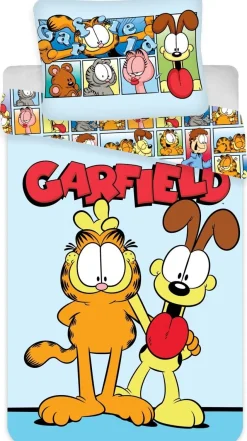 Garfield sengetøj - 100% bomuld - Junior sengetøj 100x140 cm