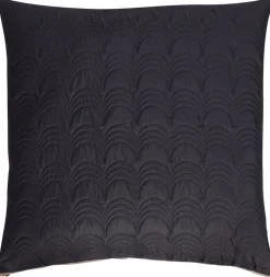Gavlpude - 80x80 cm - Vendbar Rosa & Antracit - Gavlpude til sengen
