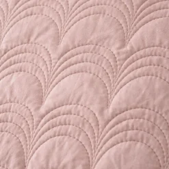 Gavlpude - 80x80 cm - Vendbar Rosa & Antracit - Gavlpude til sengen