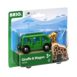 Giraf og vogn - 33724 - BRIO Tog