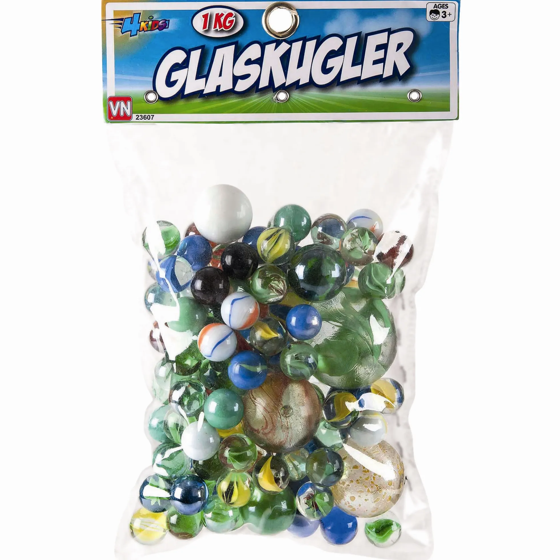 Glaskugler 1000g - Forskellige modeller