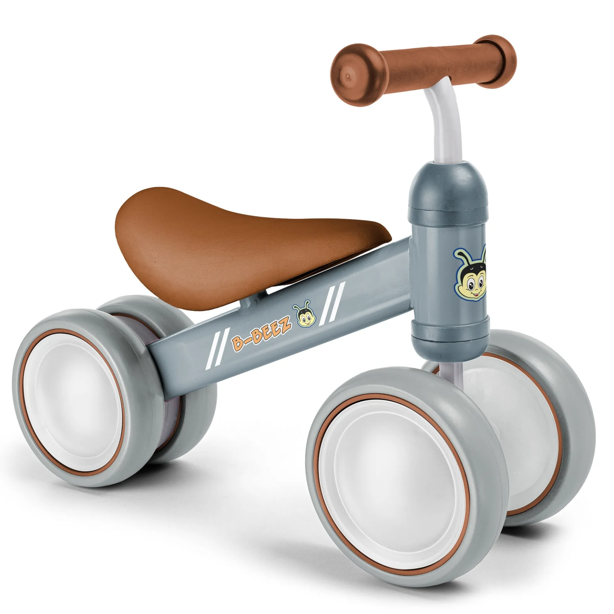 Grå gåcykel - Robust gåcykel til de mindste