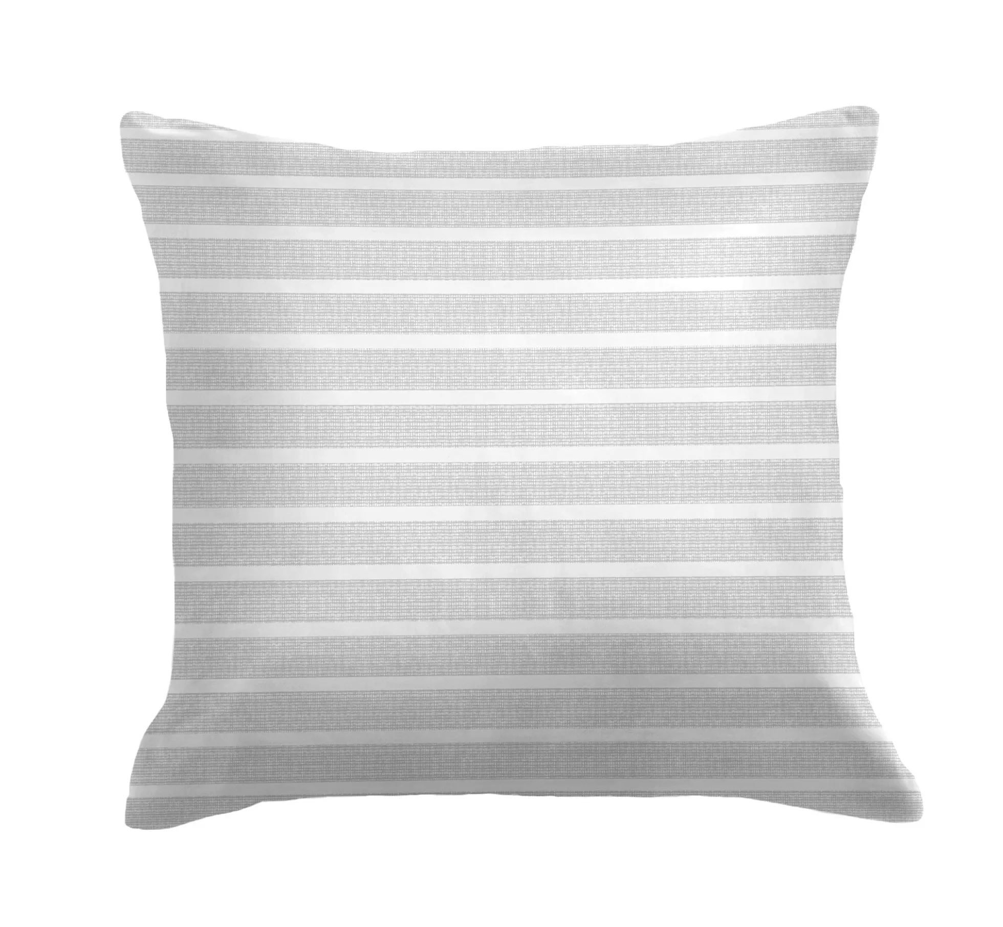Grå stribet sengetøj 150x210 cm - Blødt bomuldssatin - Grå og hvidt sengesæt - Vendbart design - Tom Tailor