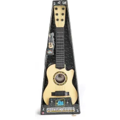 Guitar til børn med 6 metalstrenge og plekter - 54 cm