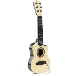 Guitar til børn med 6 metalstrenge og plekter - 54 cm