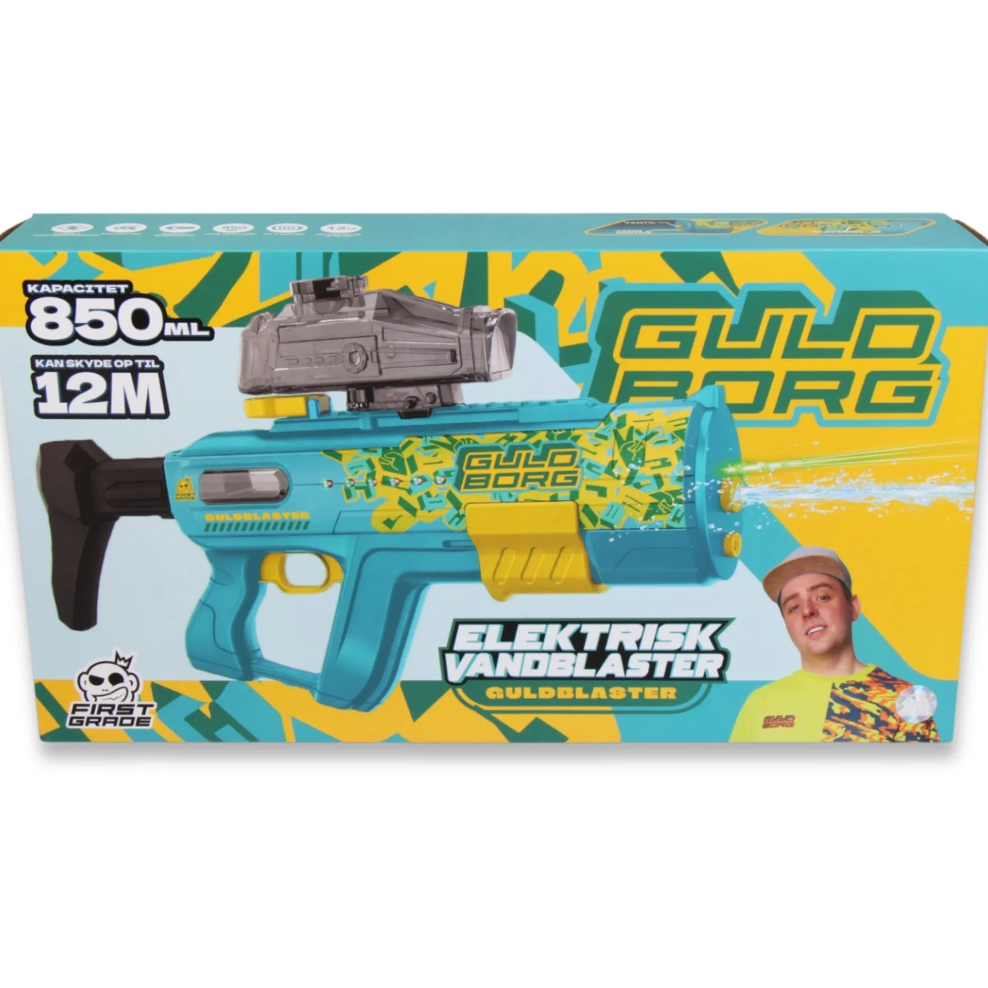 Guldborg elektrisk vandpistol - 850 ml